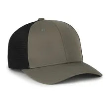 Outdoor Cap FLX672M‑E – Mid‑Profile Stretch‑Fit Performance Cap with Enhanced Mesh Back