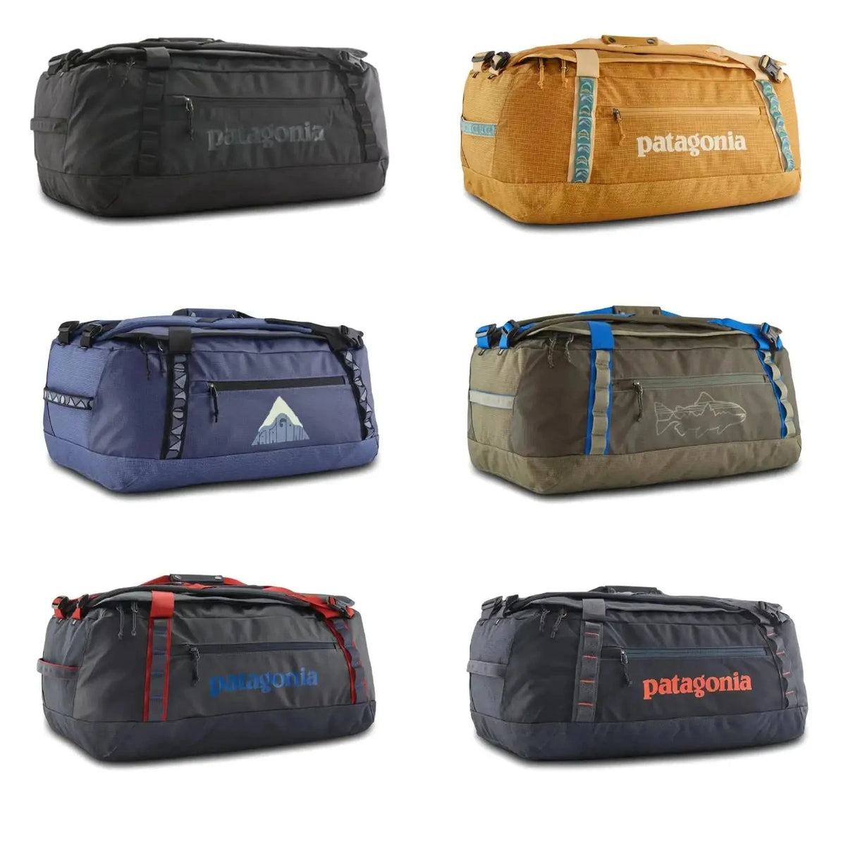 Patagonia Black Hole 55L Durable Water-Resistant Duffel Bag