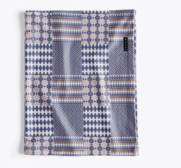 Autumn Lined Neck Gaiter – Micro Fleece with Stretch