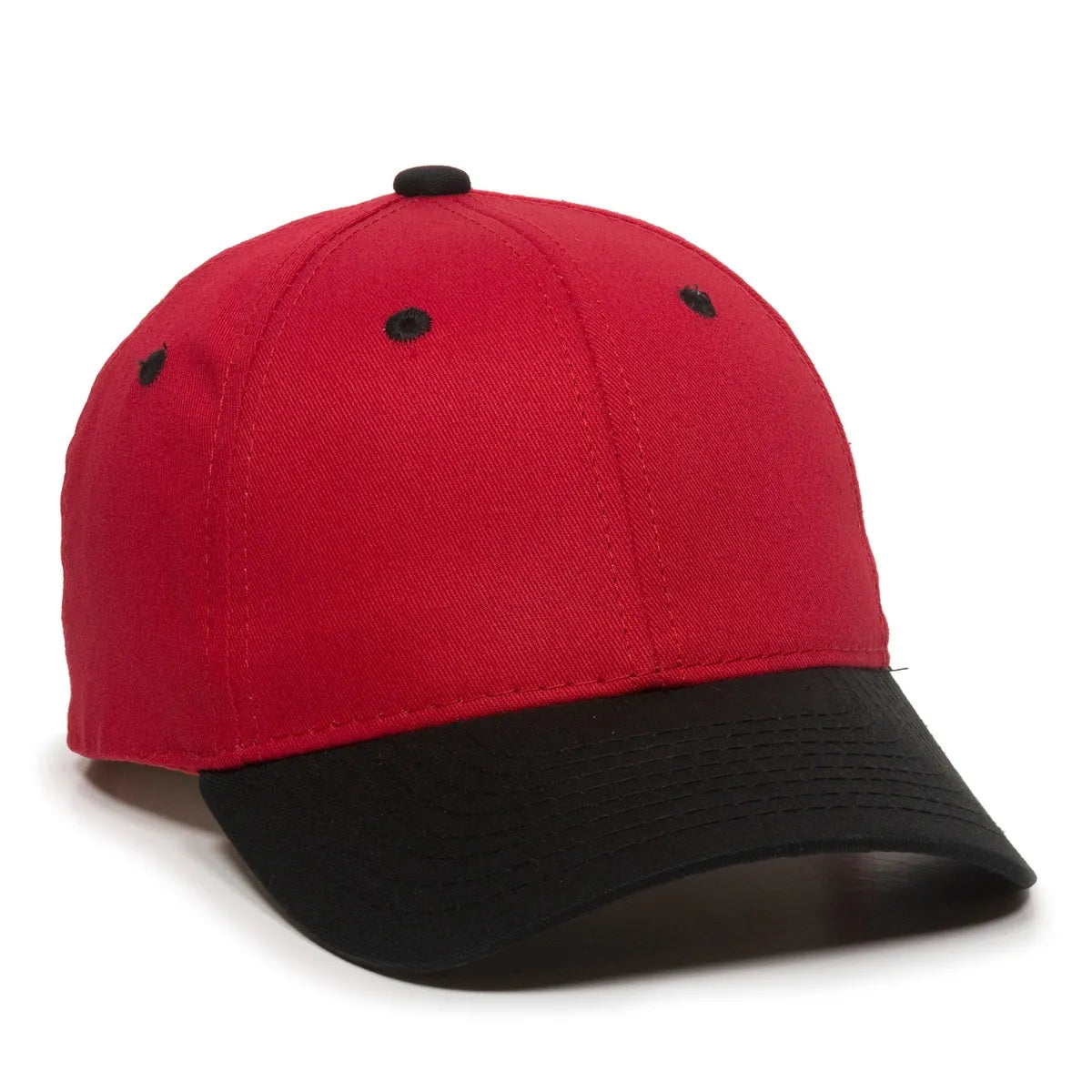 Outdoor Cap GL-271 Cotton Twill Hook and Loop Hat – Structured Mid-Low Crown Cap with Pre-Curved Visor