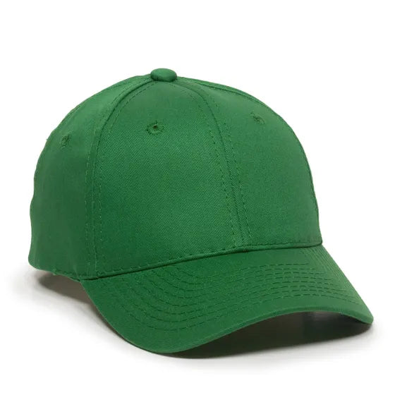 Outdoor Cap GL-271 Cotton Twill Hook and Loop Hat – Structured Mid-Low Crown Cap with Pre-Curved Visor