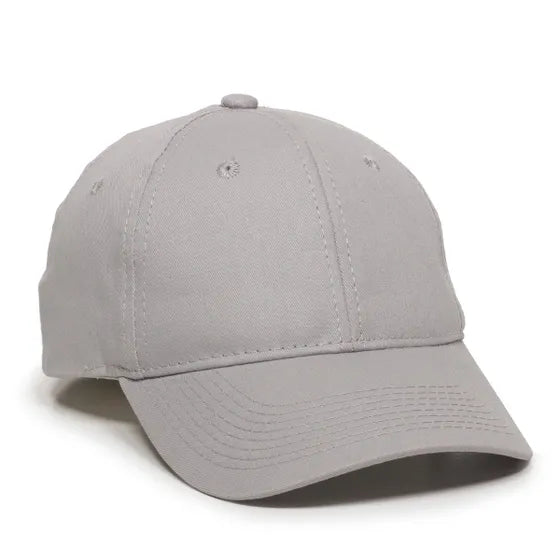Outdoor Cap GL-271 Cotton Twill Hook and Loop Hat – Structured Mid-Low Crown Cap with Pre-Curved Visor