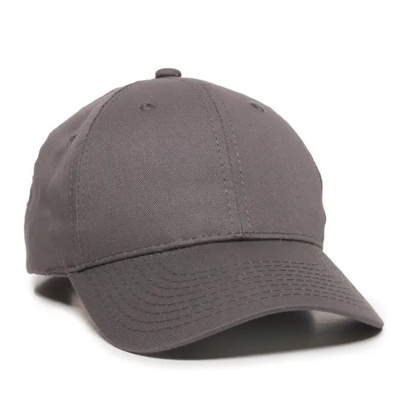 Outdoor Cap GL-271 Cotton Twill Hook and Loop Hat – Structured Mid-Low Crown Cap with Pre-Curved Visor