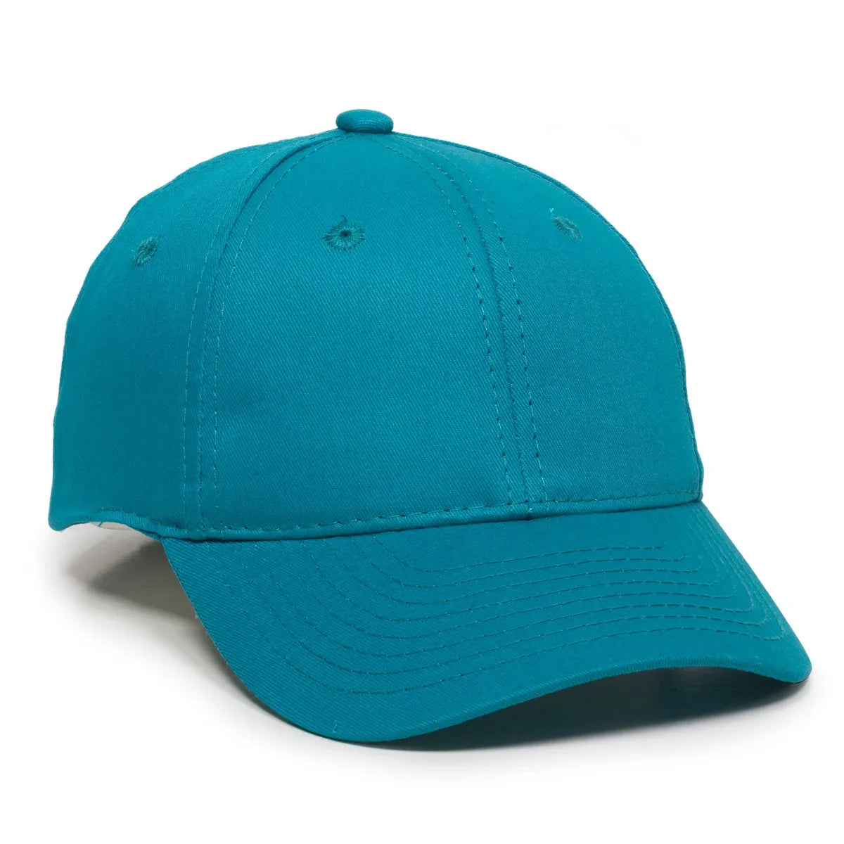 Outdoor Cap GL-271 Cotton Twill Hook and Loop Hat – Structured Mid-Low Crown Cap with Pre-Curved Visor
