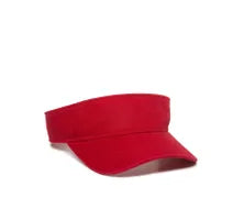 Outdoor Cap GWTV‑100 – Garment‑Washed Cotton‑Twill Visor with Pre‑Curved Bill and Hook‑and‑Loop Closure