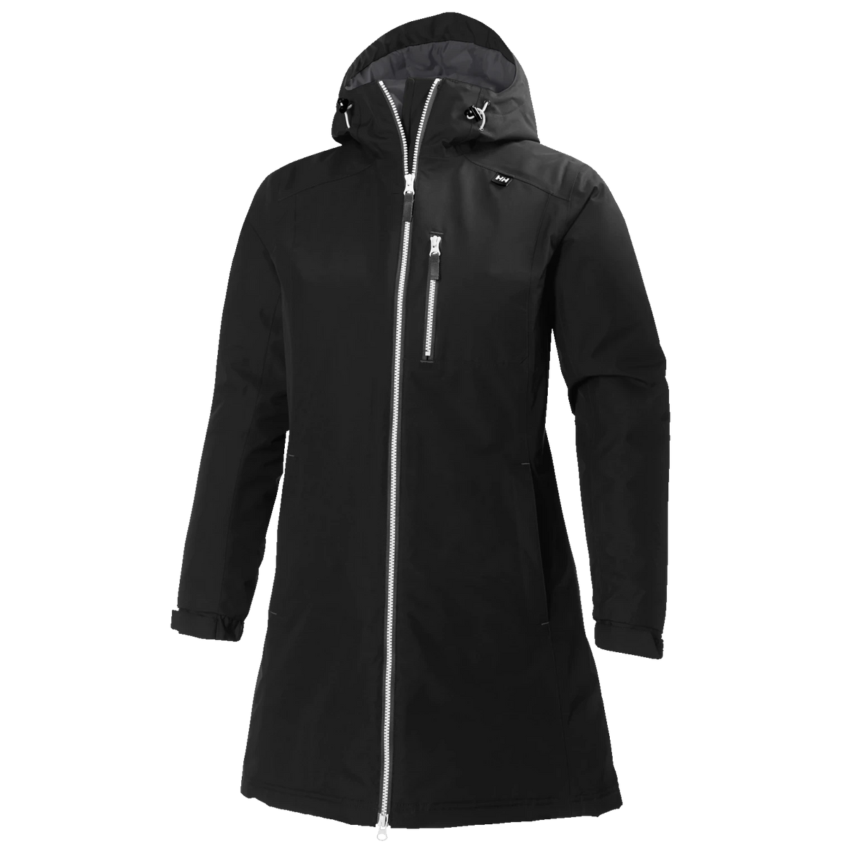 Helly Hansen Long Belfast Winter Jacket - Women's in BLACK