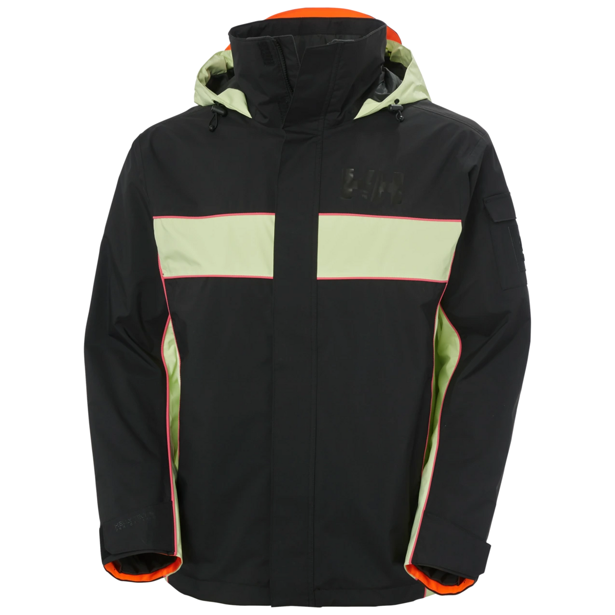 Helly Hansen Ullr D Shell Jacket 2.0 - Men's - BLACK & WASHED LIME