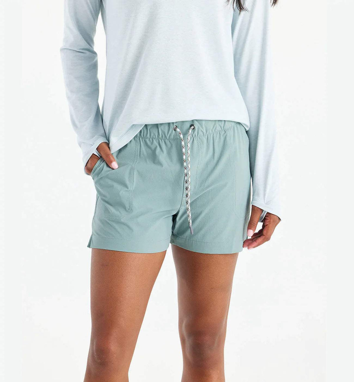 Free Fly Women's Latitude Short Elastic Waistband with Custom Drawstring