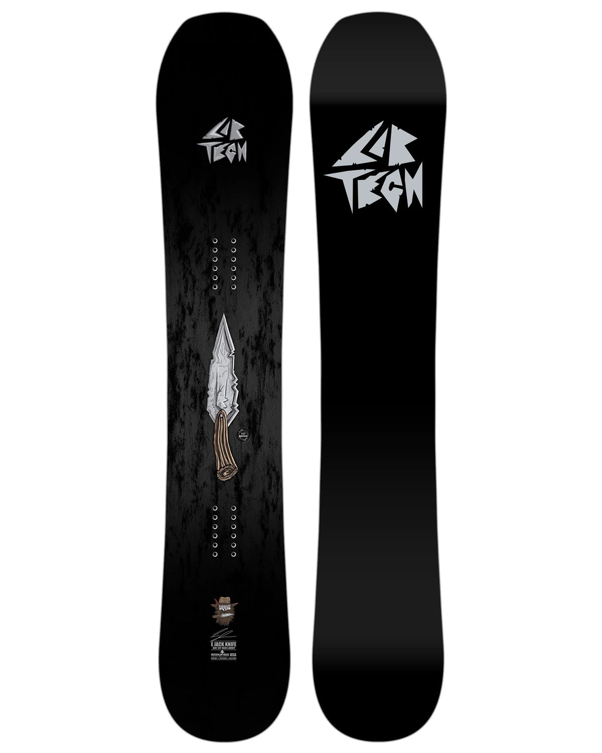 Lib Tech Ejack Knife Snowboard 2027 - top and base