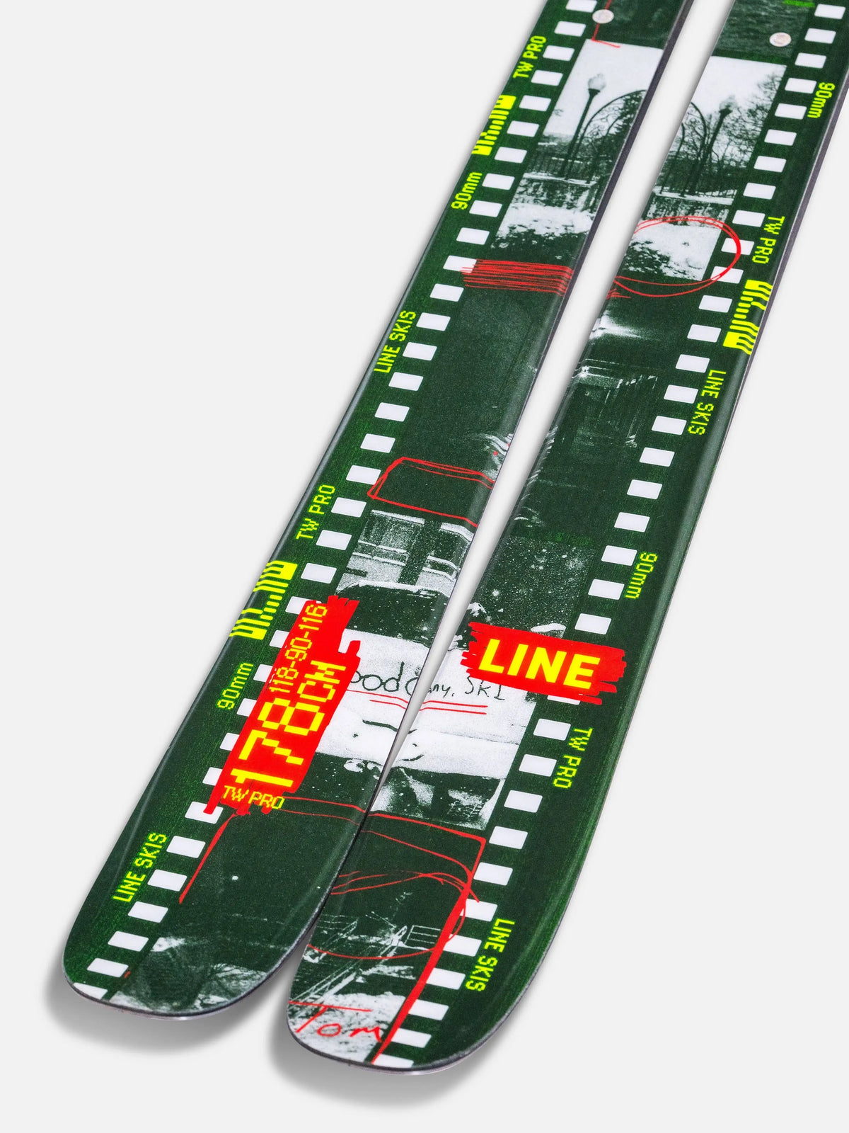 LINE Tom Wallisch Pro Skis 2025/2026 – High-Performance Freestyle Park Skis with Bio-Resin Tech & Reinforced Core