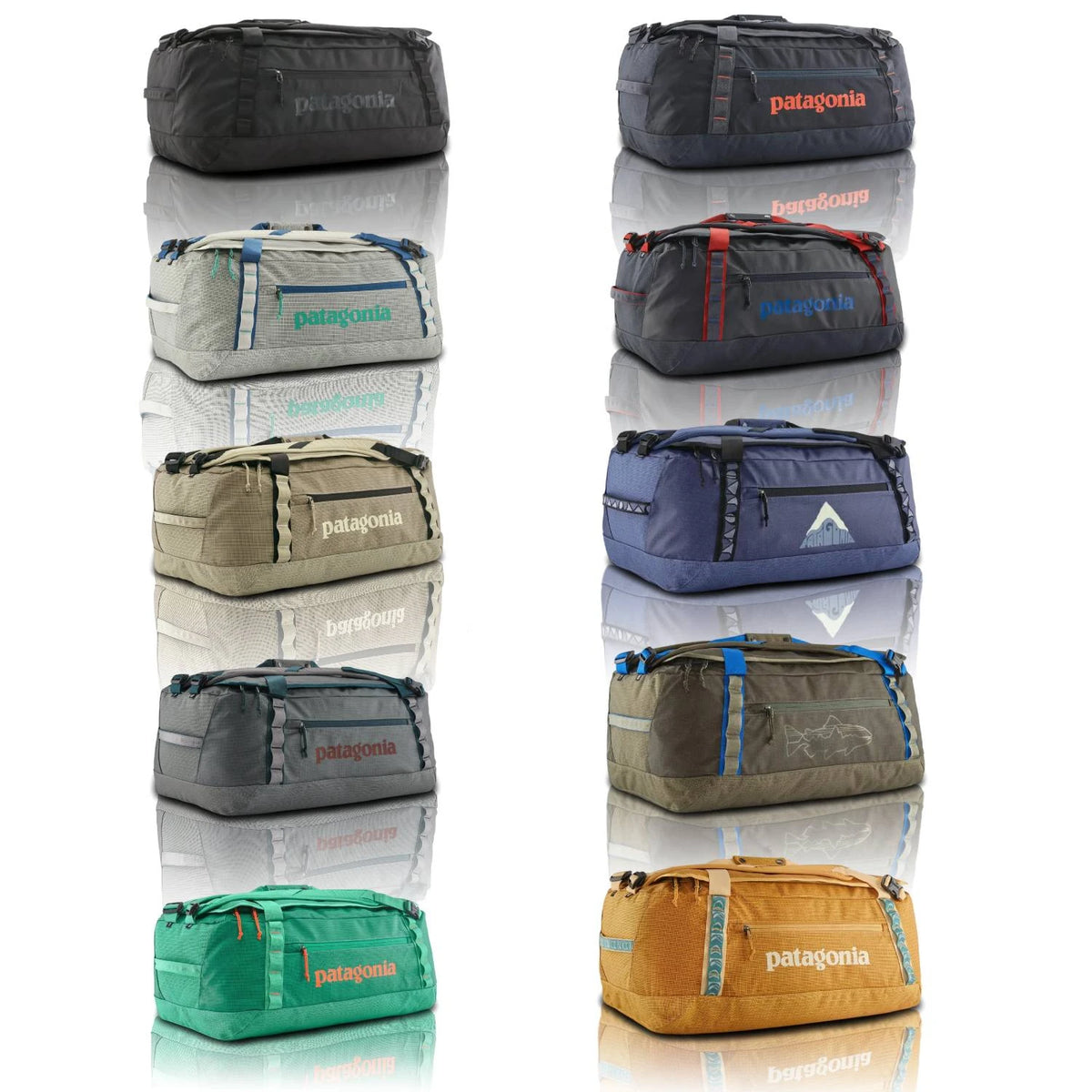 Patagonia Black Hole 55L Durable Water-Resistant Duffel Bag
