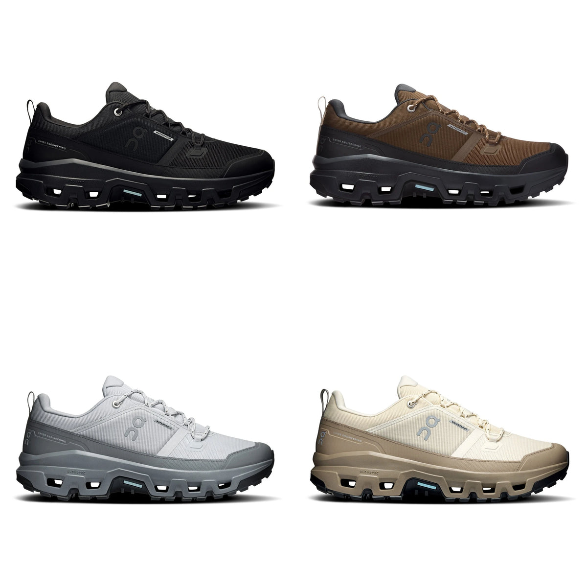 On Cloud Rock Low Waterproof Men's Hiking Shoes – Durable Trail & Outdoor Shoes - all colourways