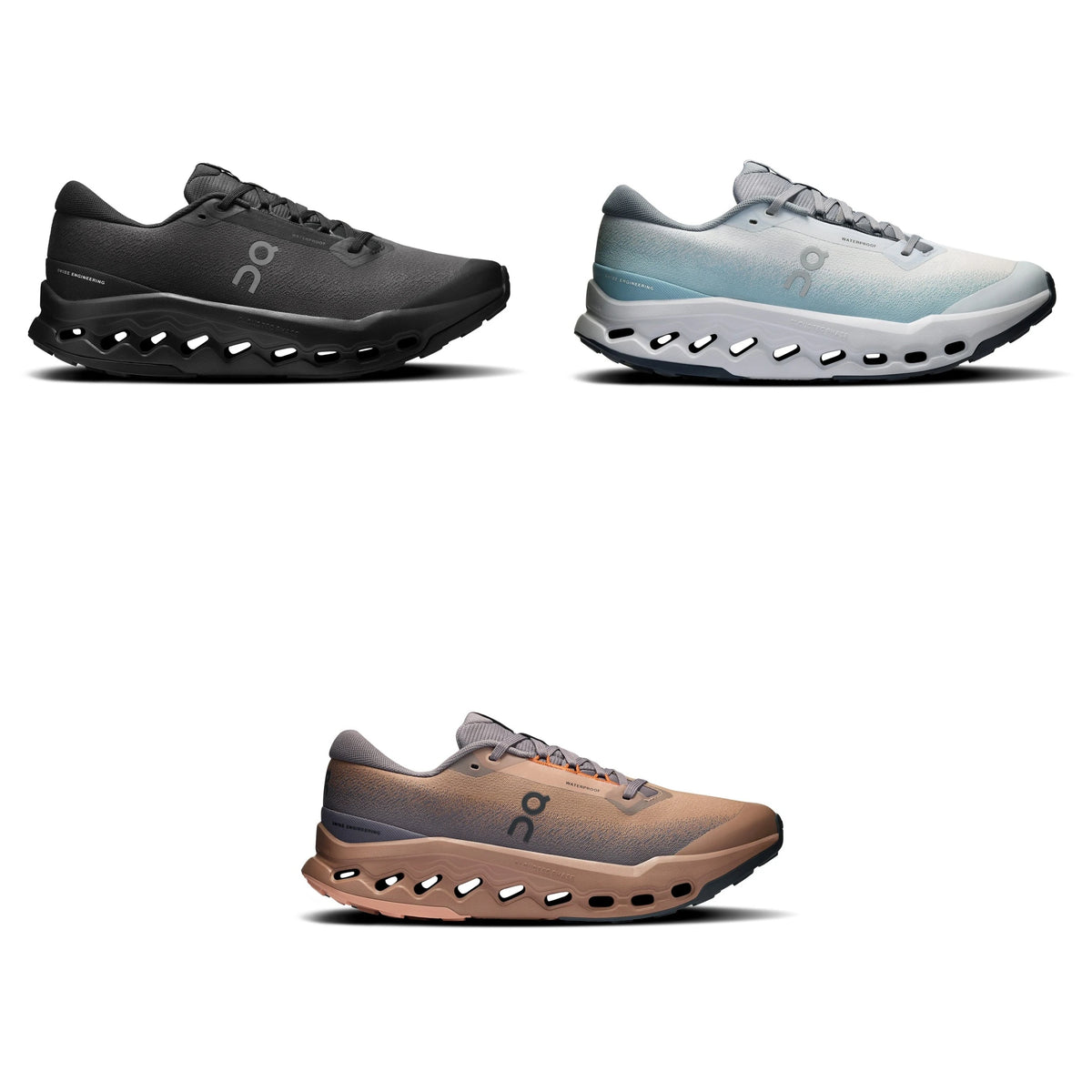 On Cloudsurfer Trail 2 Waterproof Men's Trail Running Shoes - all colourways