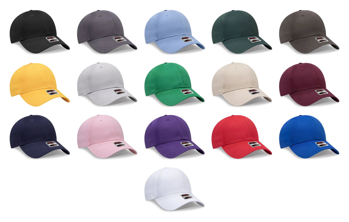 OTTO CAP® 11-1167 - OTTO FLEX® Fitted 6 Panel Low Profile Baseball Cap