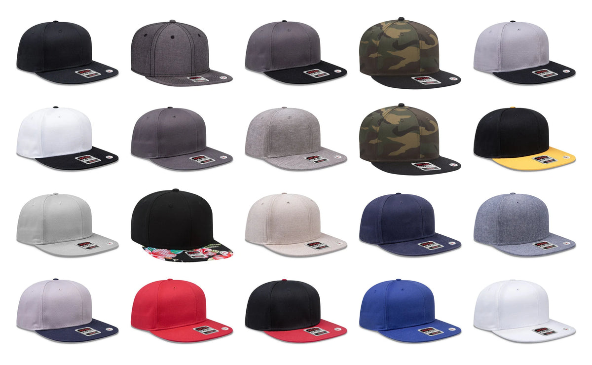OTTO CAP® 125-1038 - “OTTO SNAP” 6 Panel Pro Style Snapback Hat