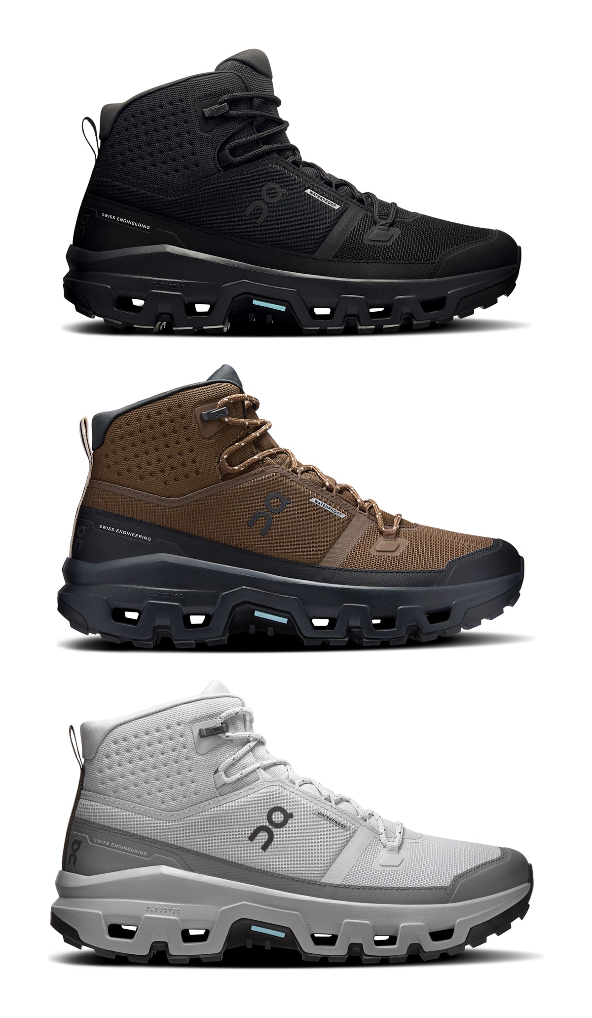 On Cloudrock Mid Waterproof Men's Hiking Boots - all colors