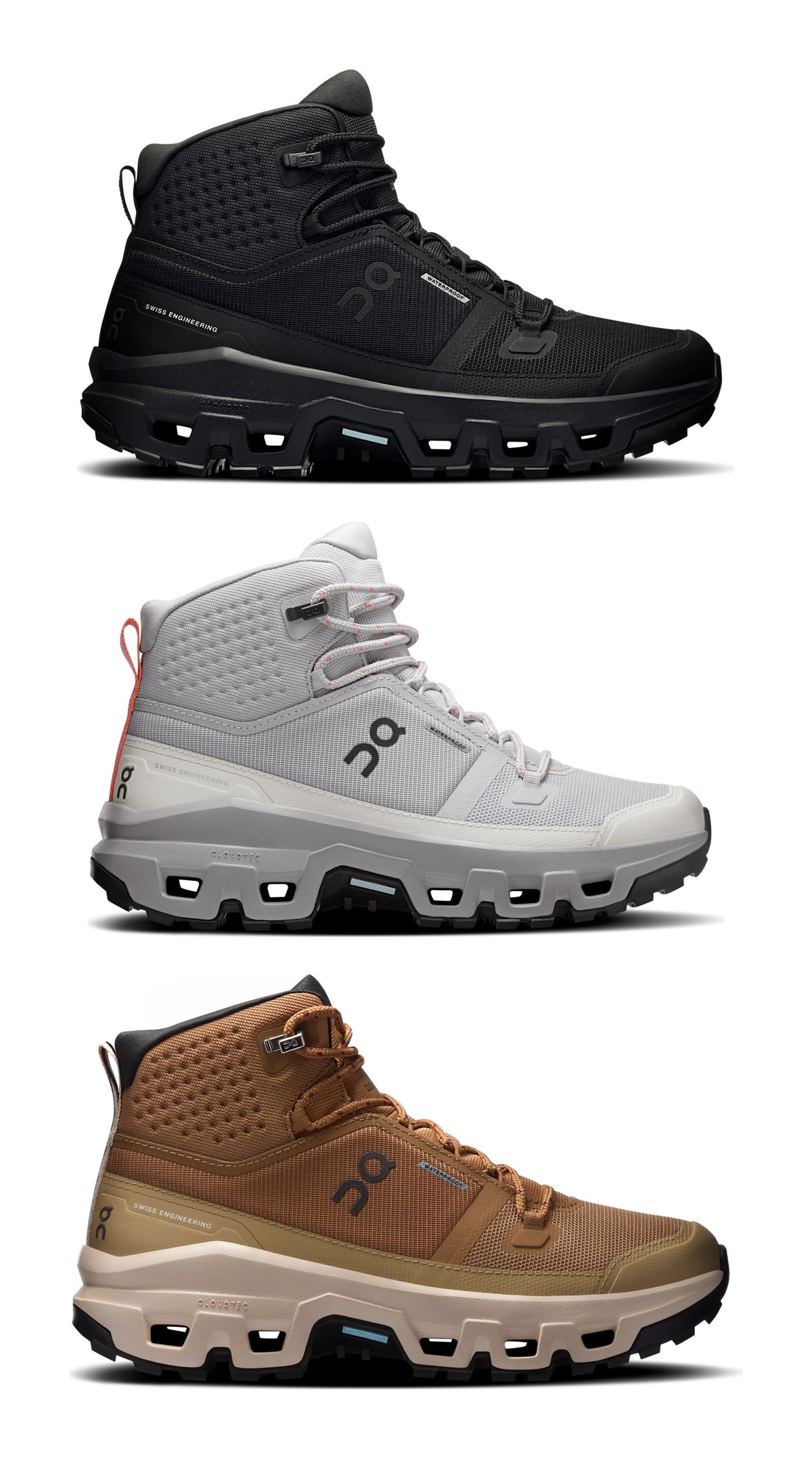 On Cloudrock Mid Waterproof Women's Hiking Boots - all colors