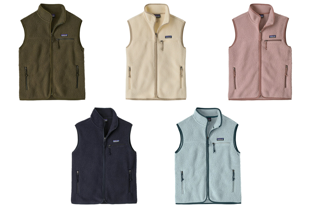 Patagonia Retro Pile Vest – Women’s Full-Zip Recycled Fleece Vest - all colourways