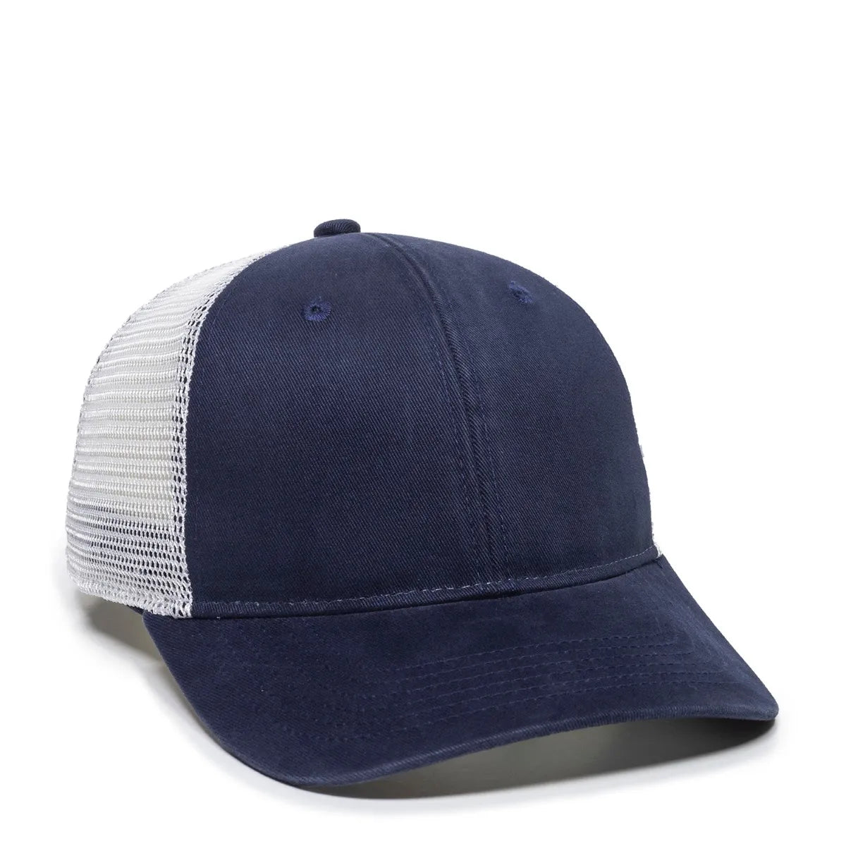 Outdoor Cap PNY100M Ladies’ Ponytail Mesh Back Hat – Structured Cotton Twill Front, Pre-Curved Visor & Adjustable Closure