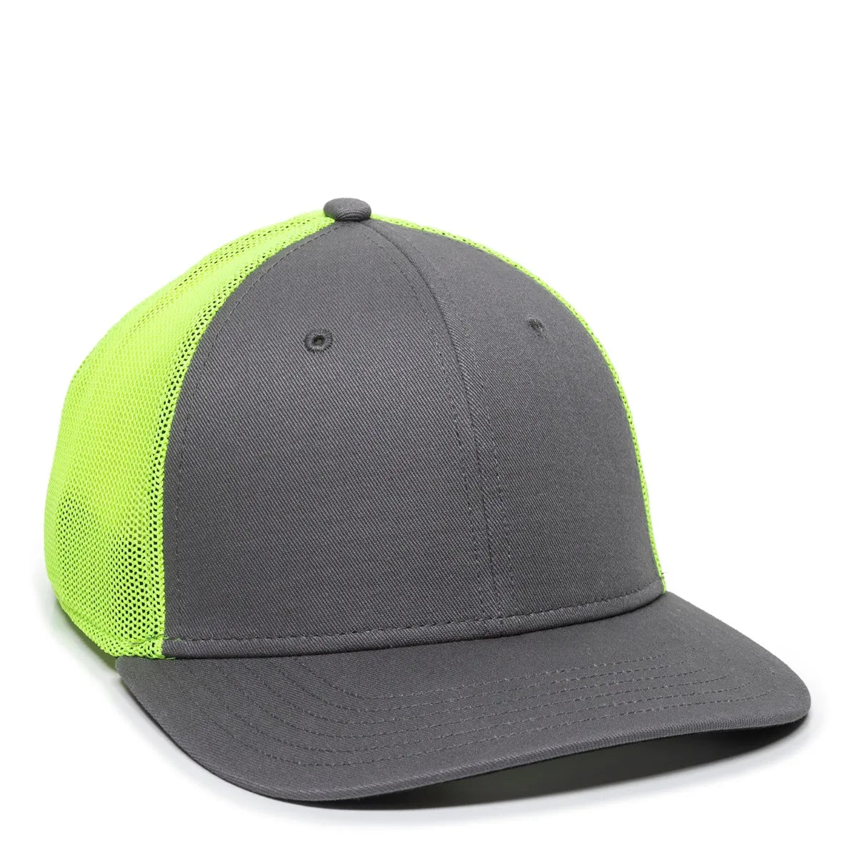 Outdoor Cap RGR360M ProFlex Premium Twill Mesh Back Cap – Structured Pro Round Crown Adjustable Snapback