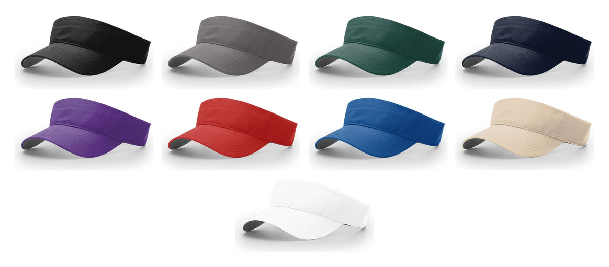 Richardson 160 Lite Performance Visor OSFM - all 9 colors