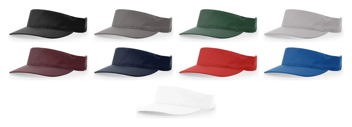 Richardson 709 Ignite LT Visor – Lightweight Moisture-Wicking Sport Visor OSFM