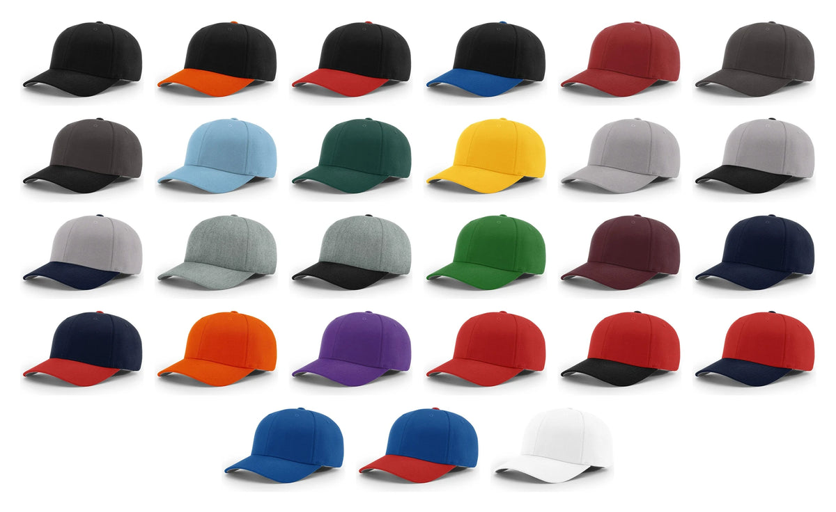 Richardson 585 Acrylic-Wool Blend R-Flex Hat – Structured 6-Panel Mid-Pro Baseball Cap