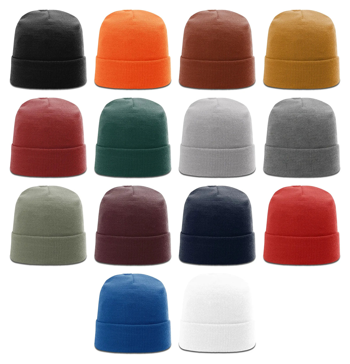 Richardson R18 Cuffed Beanie – Classic Knit, One Size Fits Most