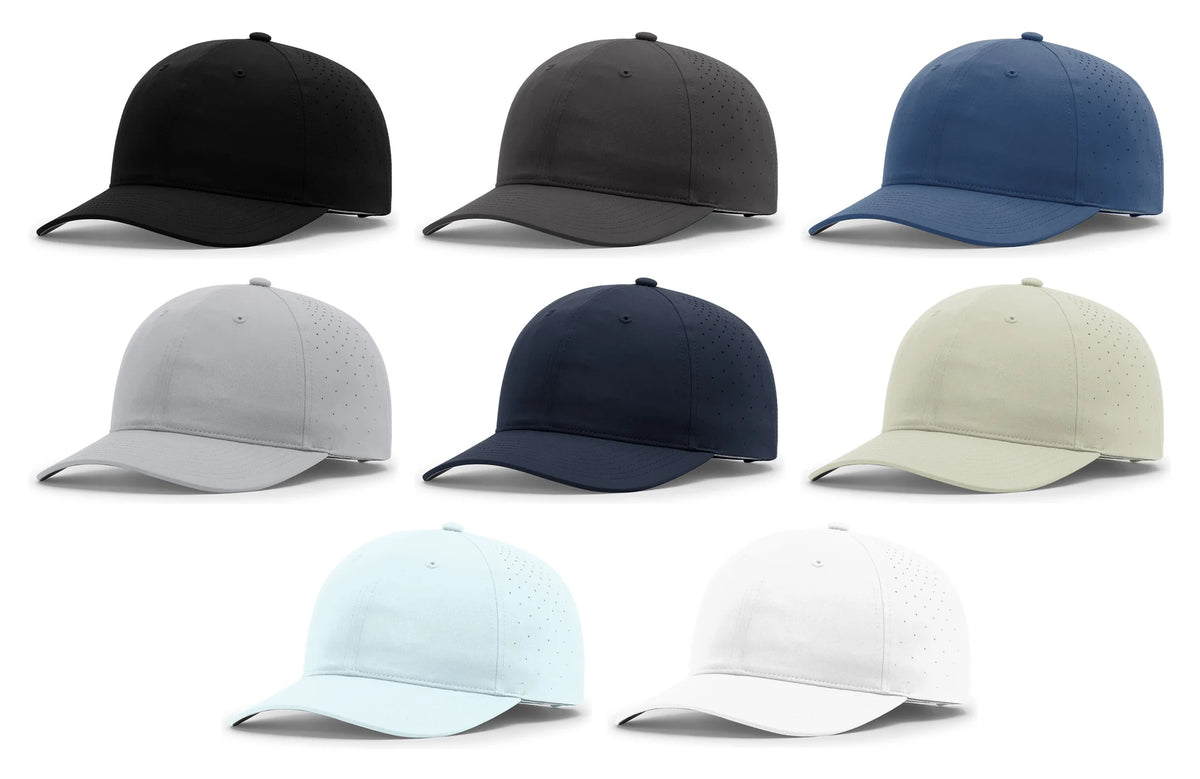 Richardson 226 Performance Hat – Laser-Vented 6-Panel Stretch-Fit Cap OSFM