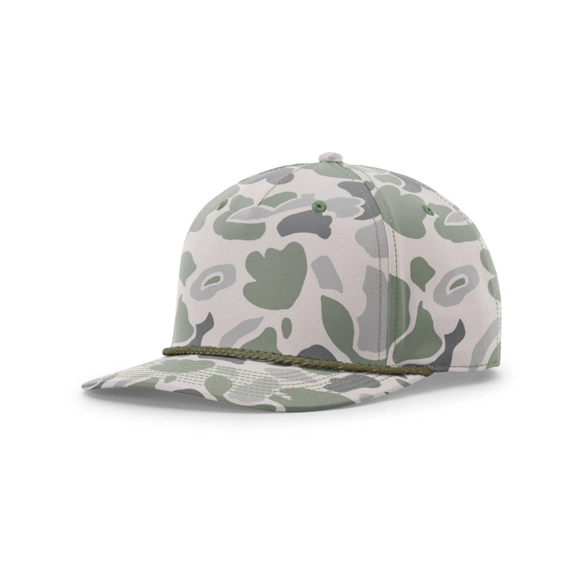 Richardson 258P Rope Hat - MARSH DUCK CAMO / ARMY OLIVE