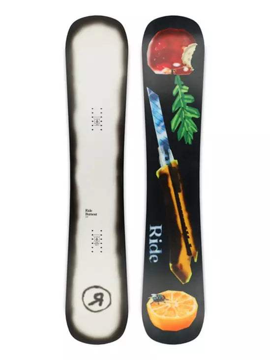 Ride Burnout Snowboard - Men's 2025 | Smooth, Responsive