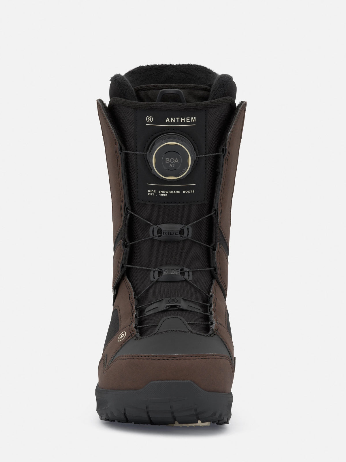 Ride Anthem Snowboard Boots 2027 brown front view