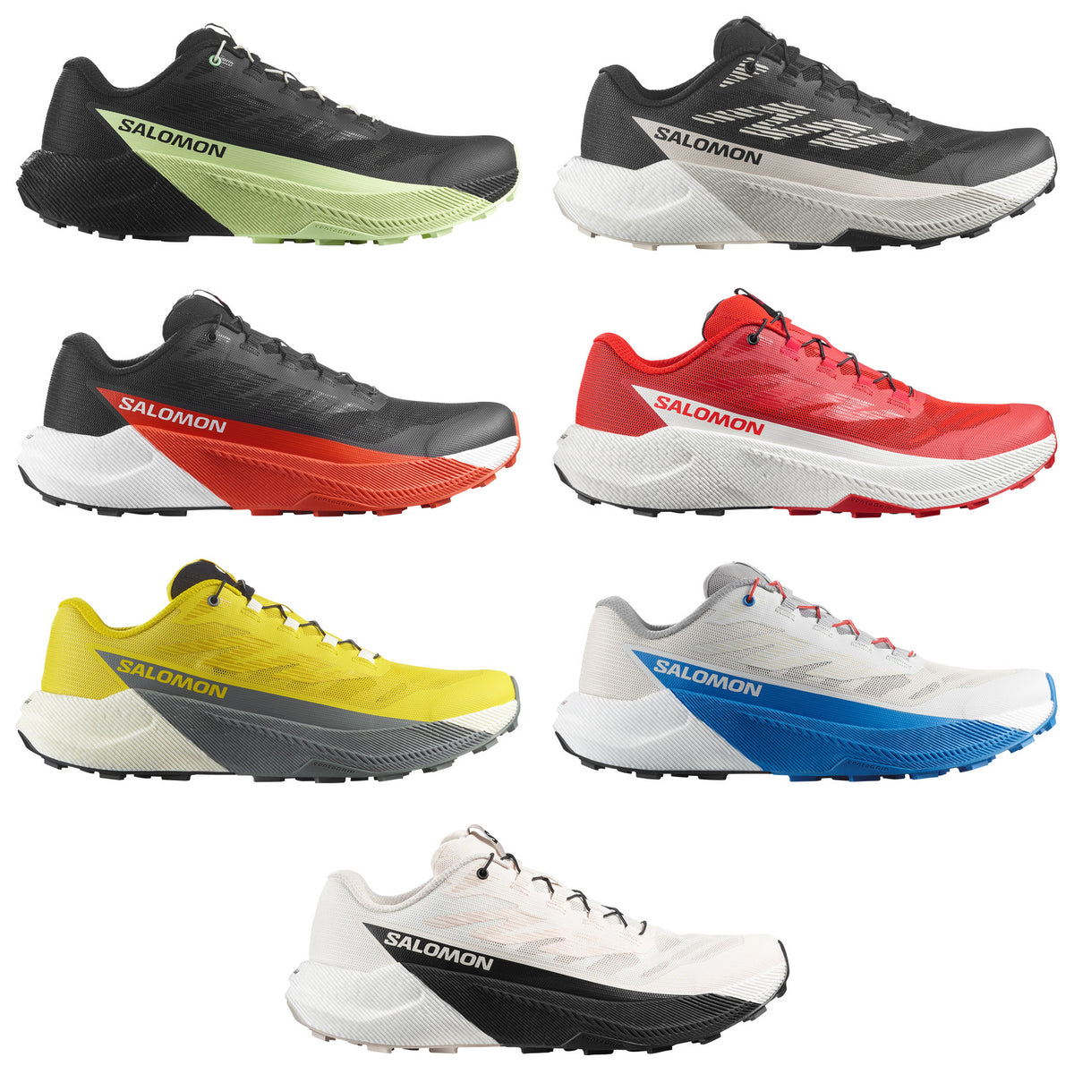 Salomon Pulsar men's trail running shoe - all 7 colorways