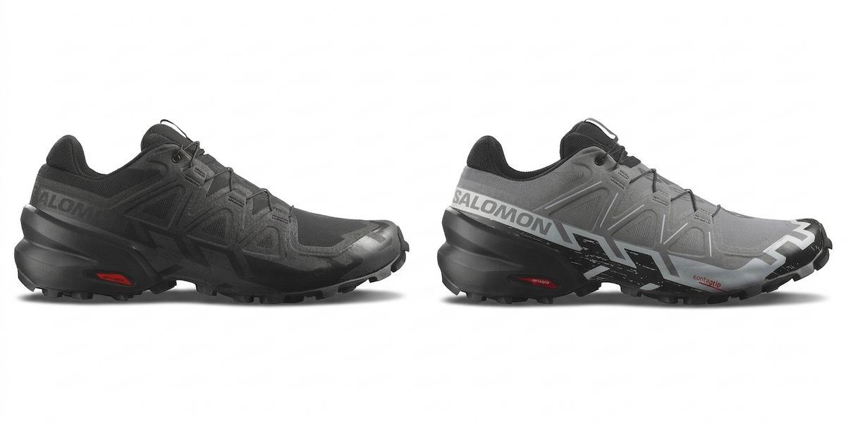 Salomon Speedcross 6 Wide men's trail running shoes - both colorways