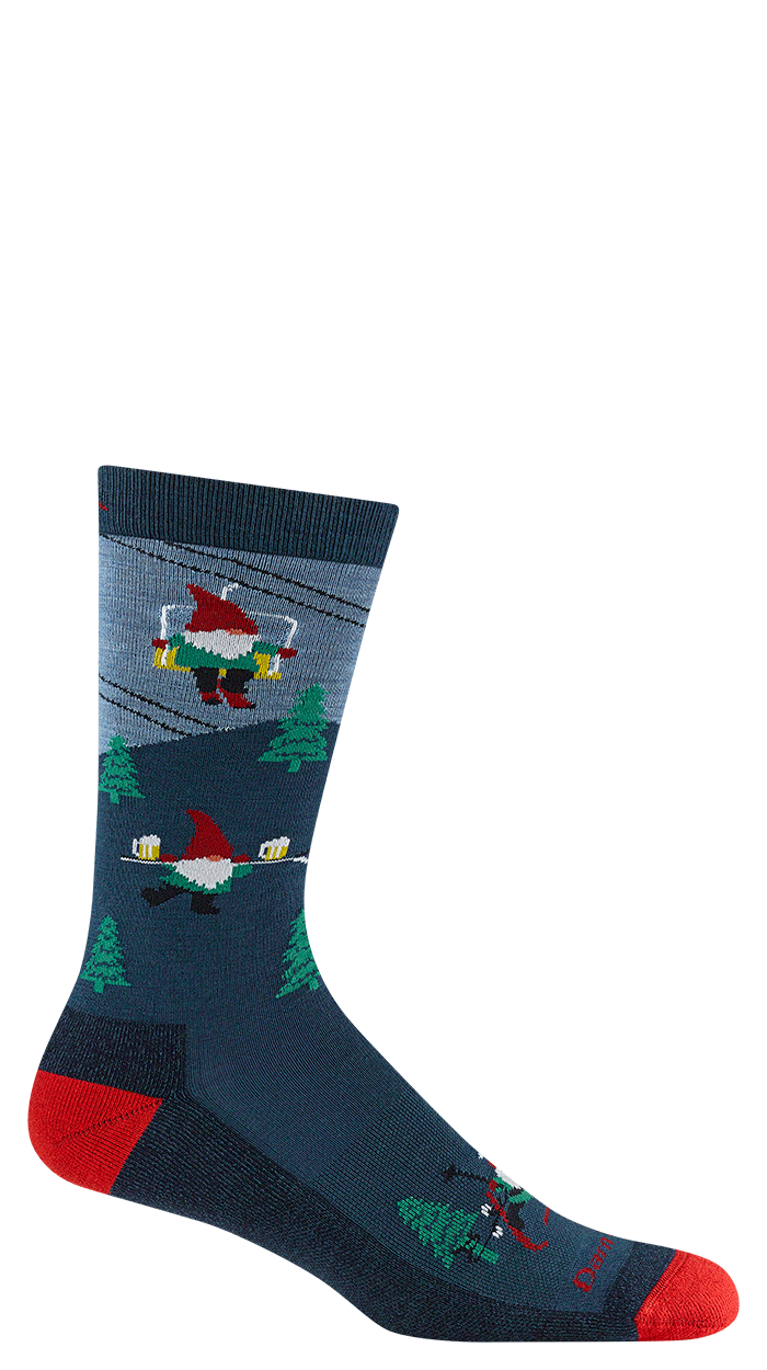 Darn Tough 6136 Gnome Patrol Crew Lightweight Socks - Arctic