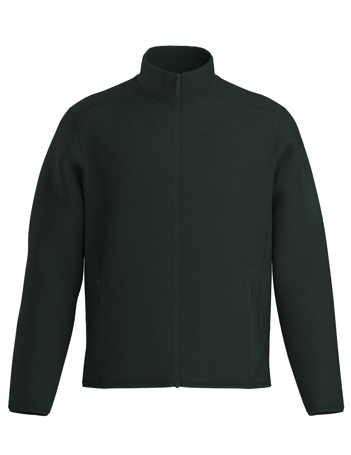 Arc'teryx Covert Cardigan Men's Recycled Fleece Jacket - DARK JADE HEATHER