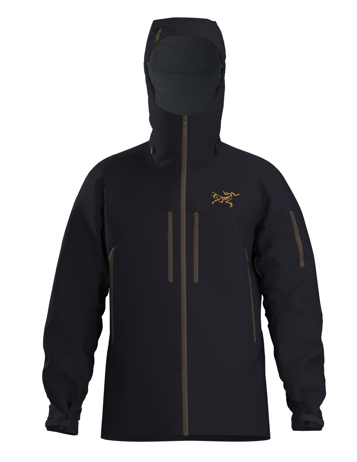Arc'teryx Rush Jacket - Men's - BLACK / MONGOOSE
