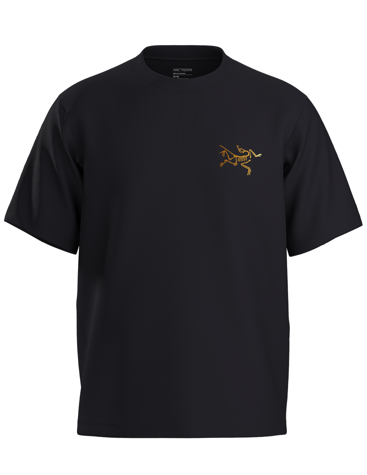 Arc'teryx Kragg Cotton Logo Short Sleeve - Men's - 24K BLACK