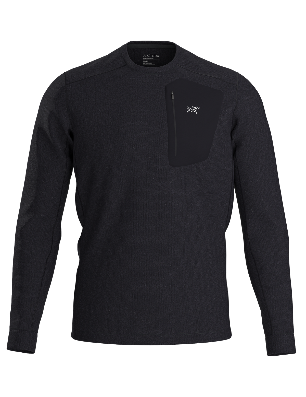 Arc'teryx Rho LT Crew Neck - Men's - BLACK