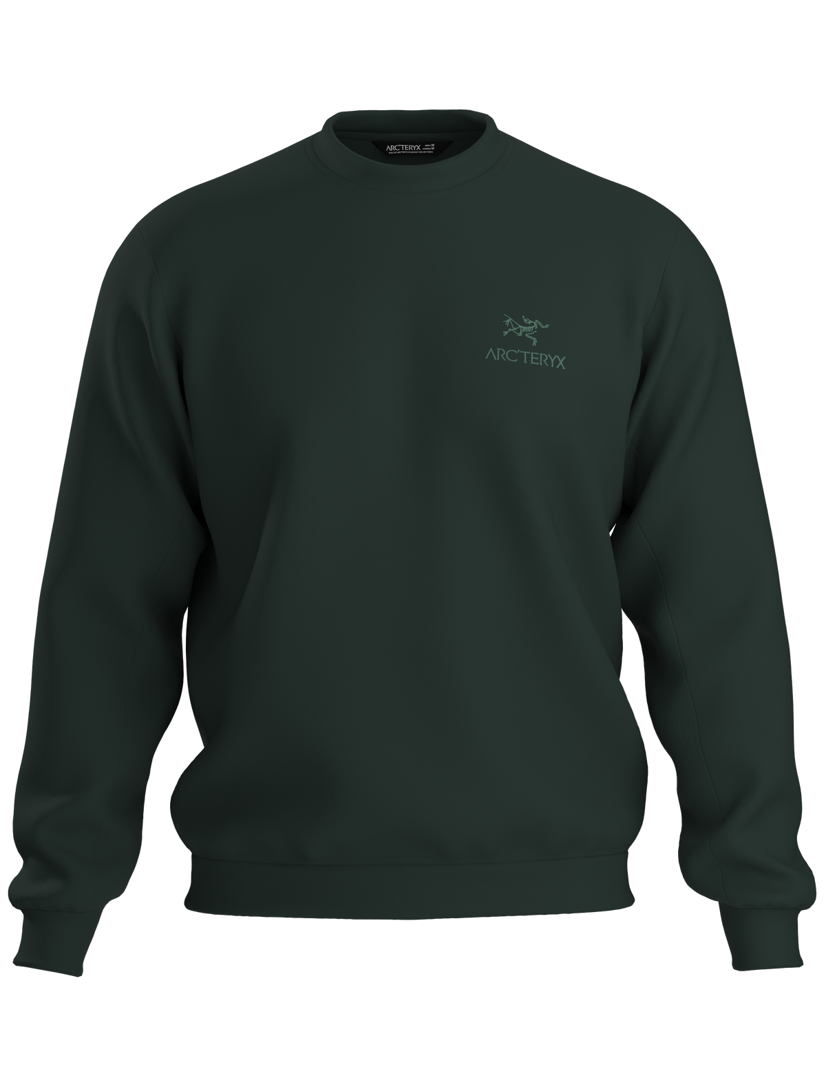 Arc'teryx Emblem Fleece Crew - Men's - Dark Jade