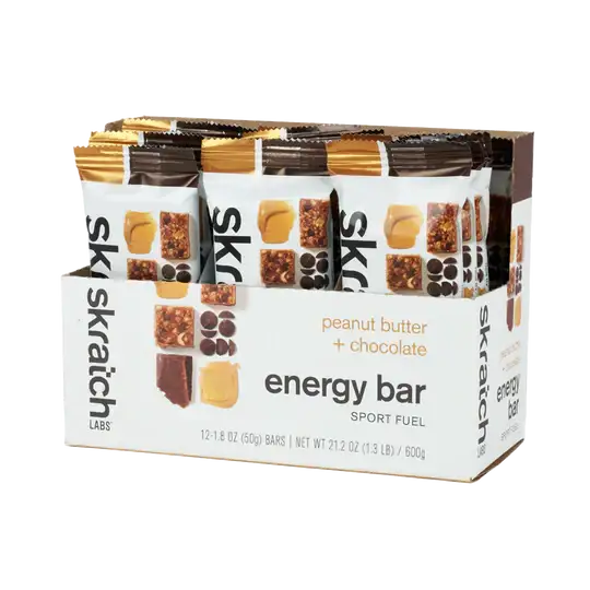 Skratch Labs Energy Bar Sport Fuel – Peanut Butter + Chocolate