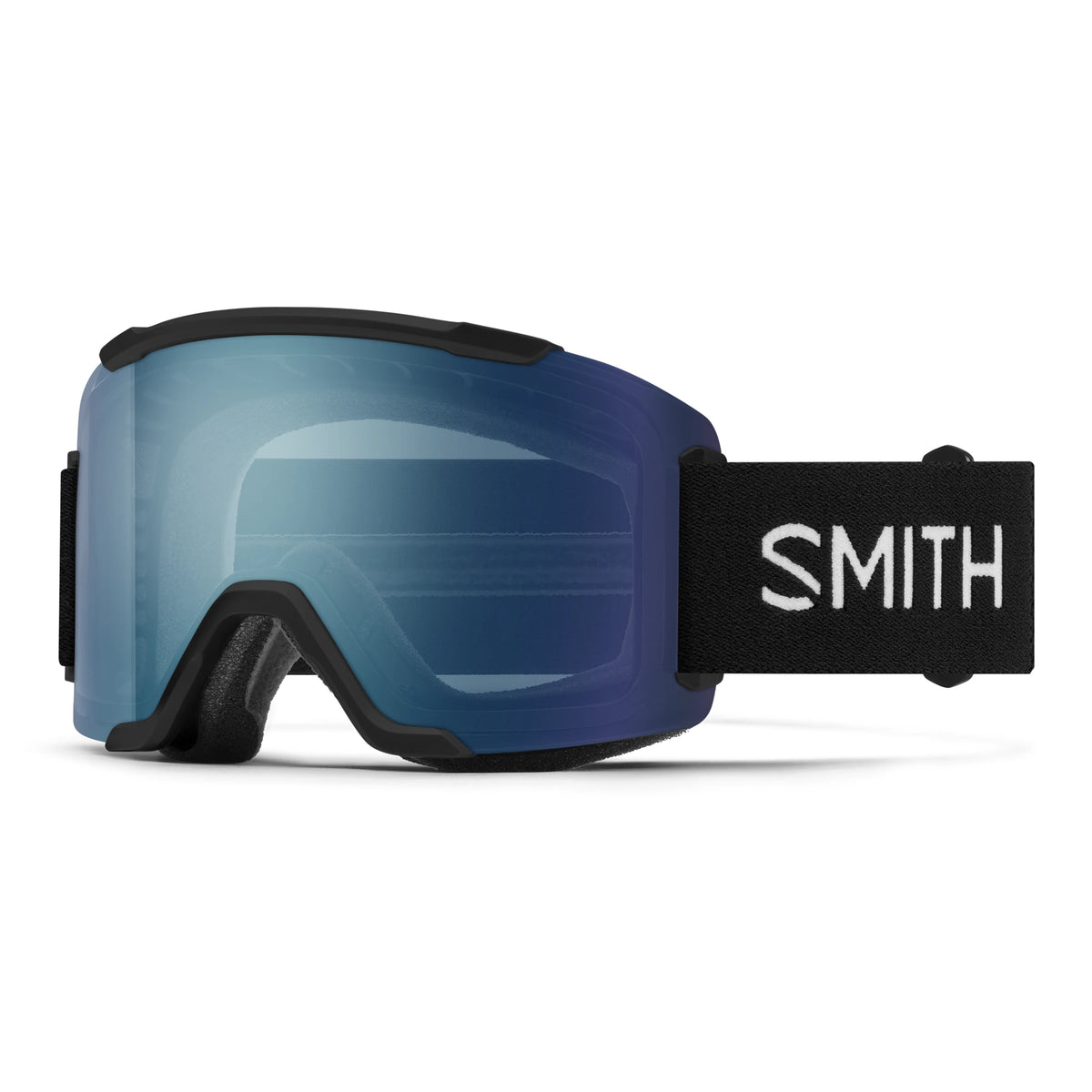Smith Squad Snow Goggles - Black | ChromaPop Everyday Blue Mirror