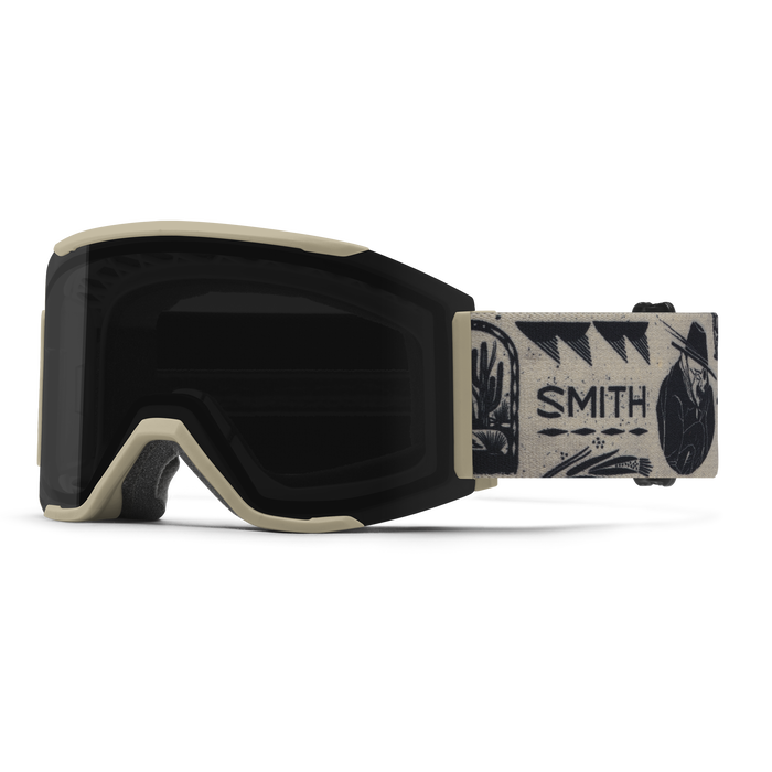 Smith Squad MAG Ski Goggles Anti-Fog Snow Goggles + Cylindrical Carbonic-X Lens