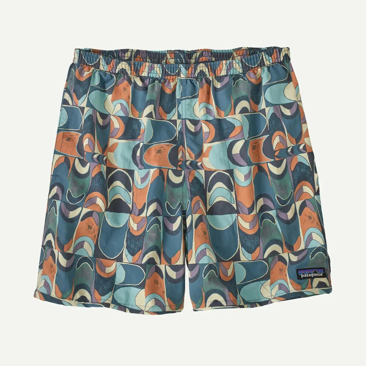Patagonia Baggies 5" Men's Quick-Dry Shorts - SWALLOWTAIL GEO: STILL BLUE