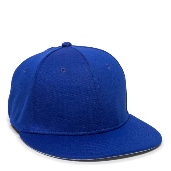 Outdoor Cap TGS1930X Pro Mid Crown Flat Bill Cap – Structured Polyester with Bamboo Charcoal, ProFlex Fit & Q3 Wicking Sweatband