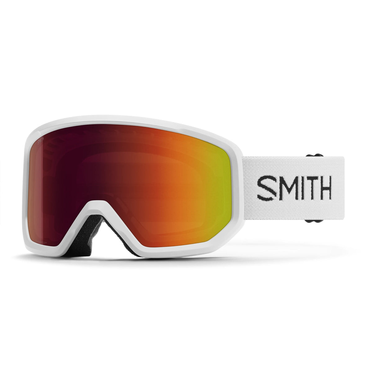 Smith Transfer Snow Goggles - White | Red Sol-X Mirror