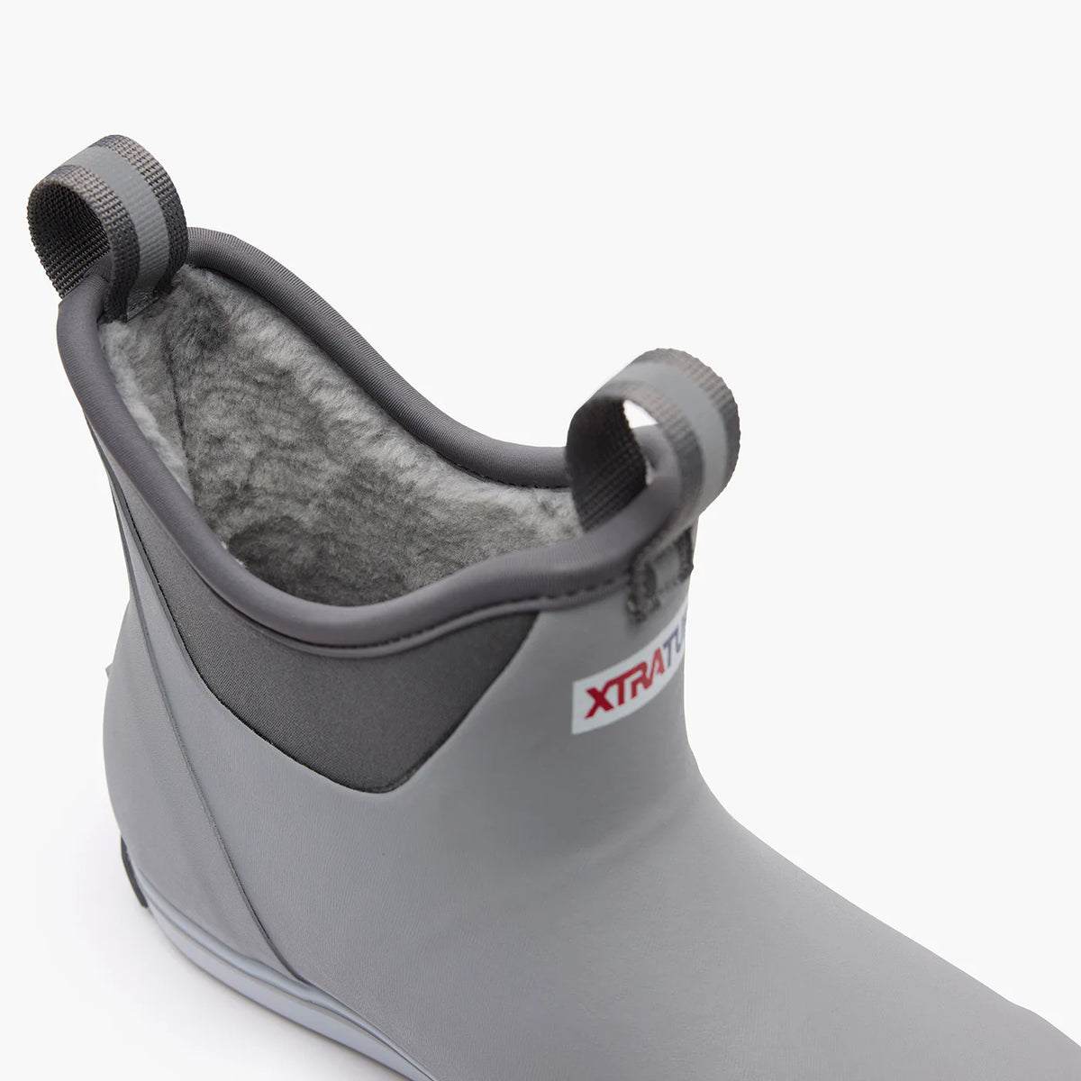 Xtratuf Men's Fleece-Lined Ankle Deck Boot - Waterproof Winter Boot