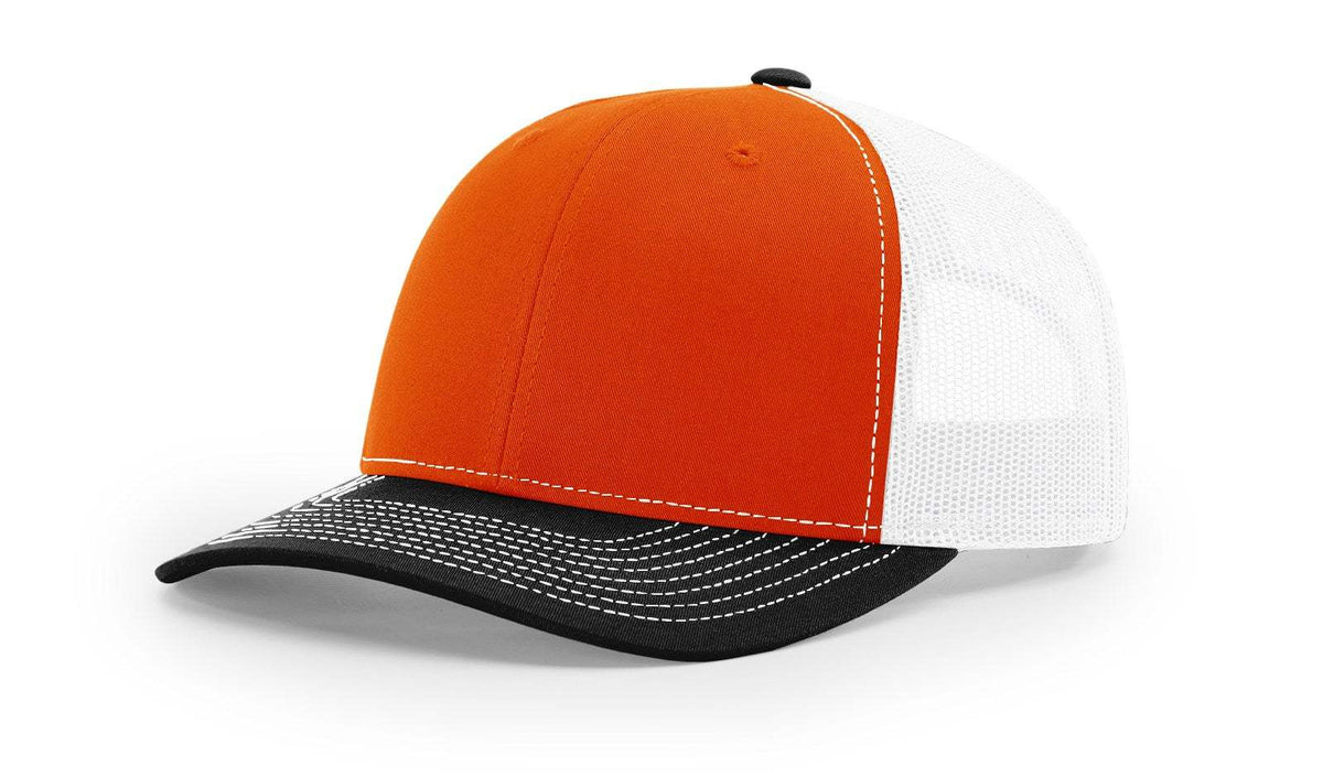 Richardson 112 Trucker Hat Ball Cap Meshback Hat Snapback Cap Trucker Cap - OSFM