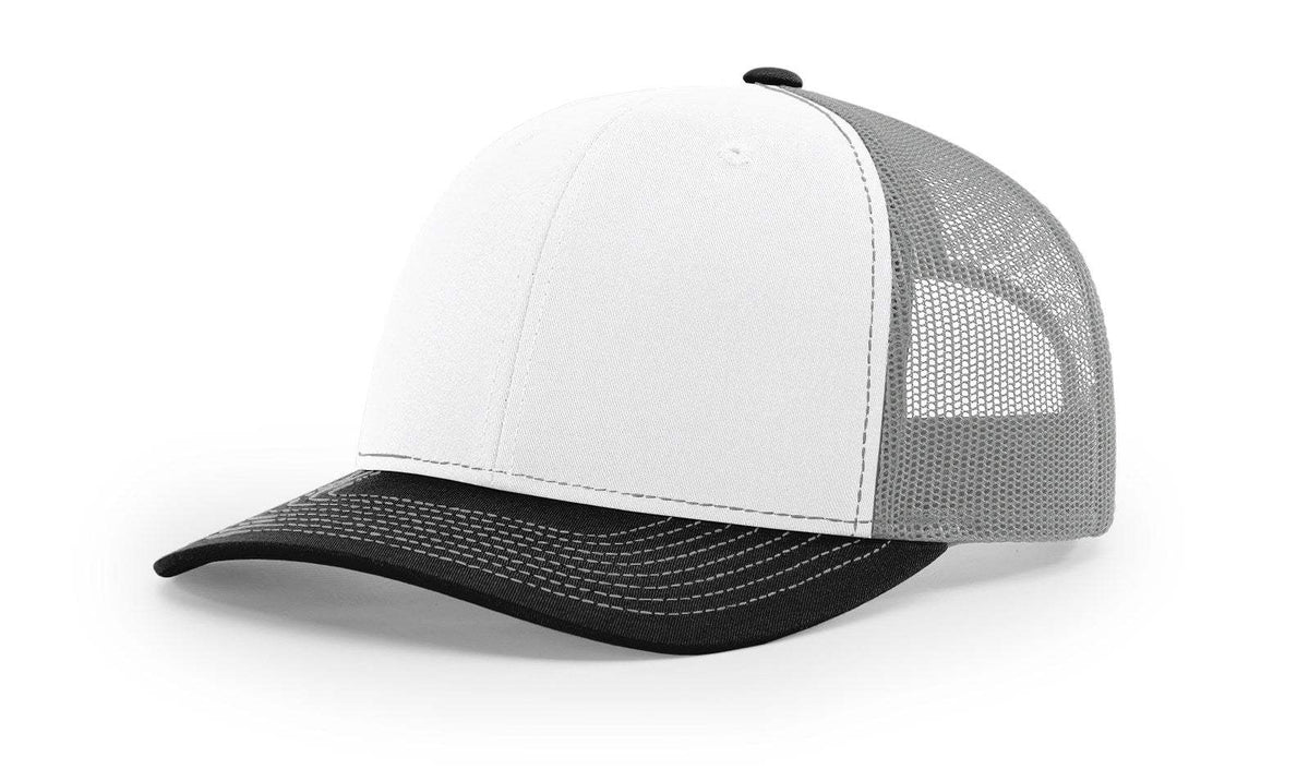 Richardson 112 Trucker Hat Ball Cap Meshback Hat Snapback Cap Trucker Cap - OSFM