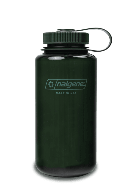 Nalgene Wide Mouth Tritan Plastic Water Bottle, 32 Ounce